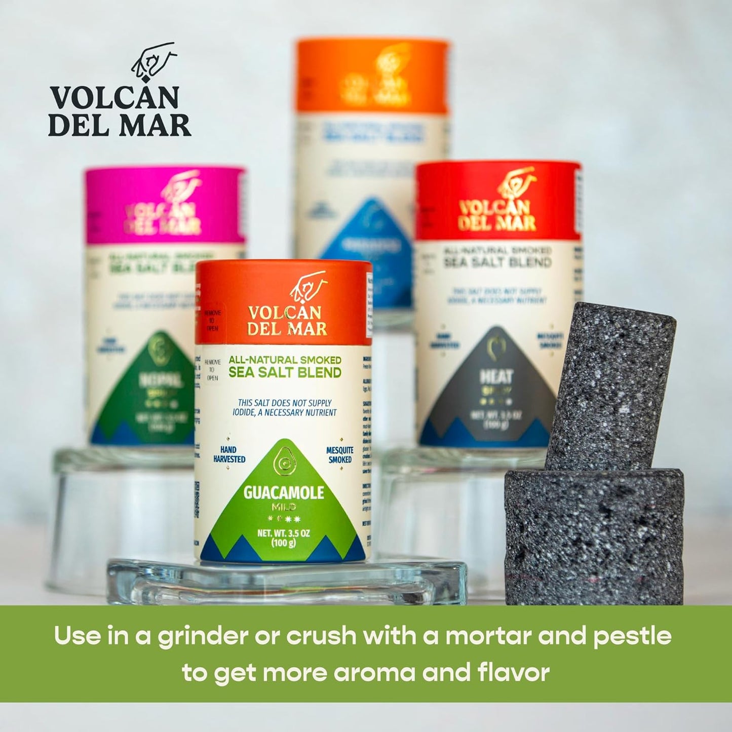 All-Natural Smoked Sea Salt Blend - Guacamole (Mild)