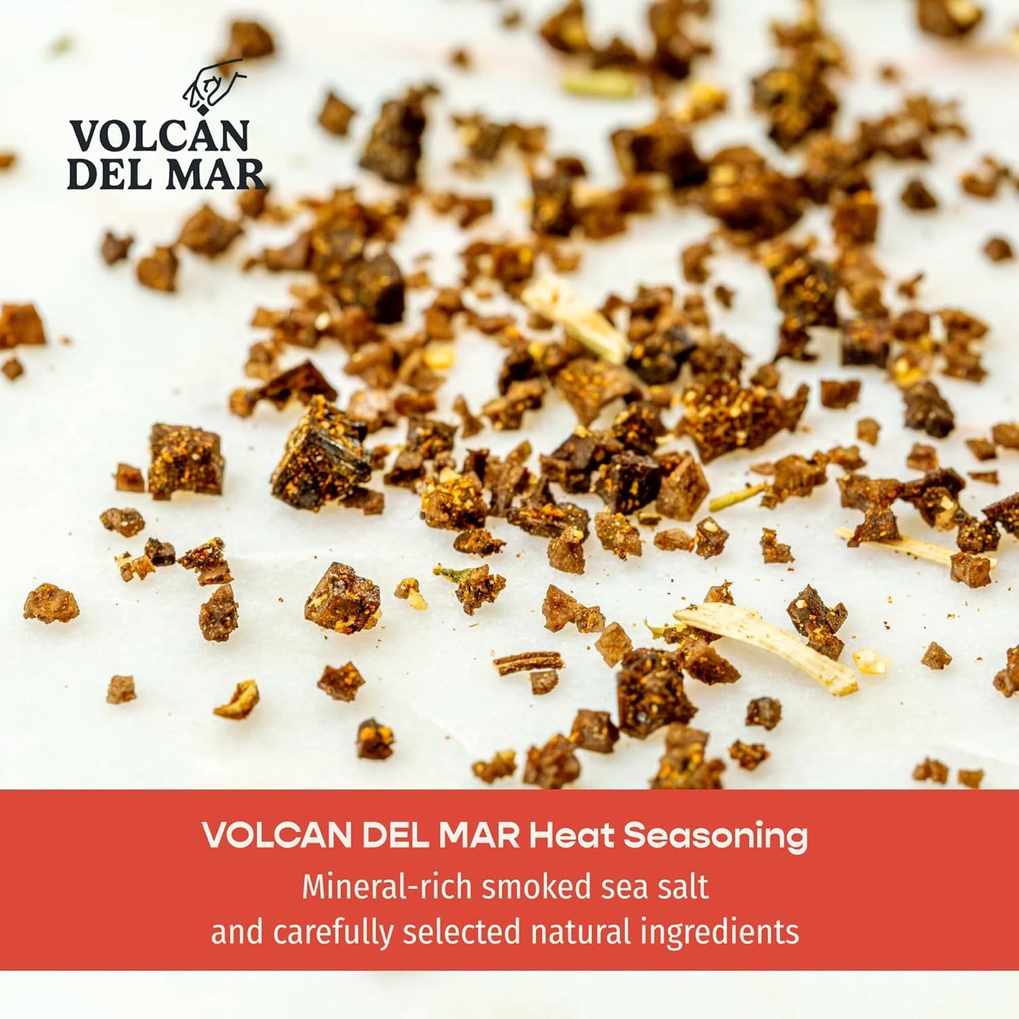 All-Natural Smoked Sea Salt Blend - Heat (Spicy)