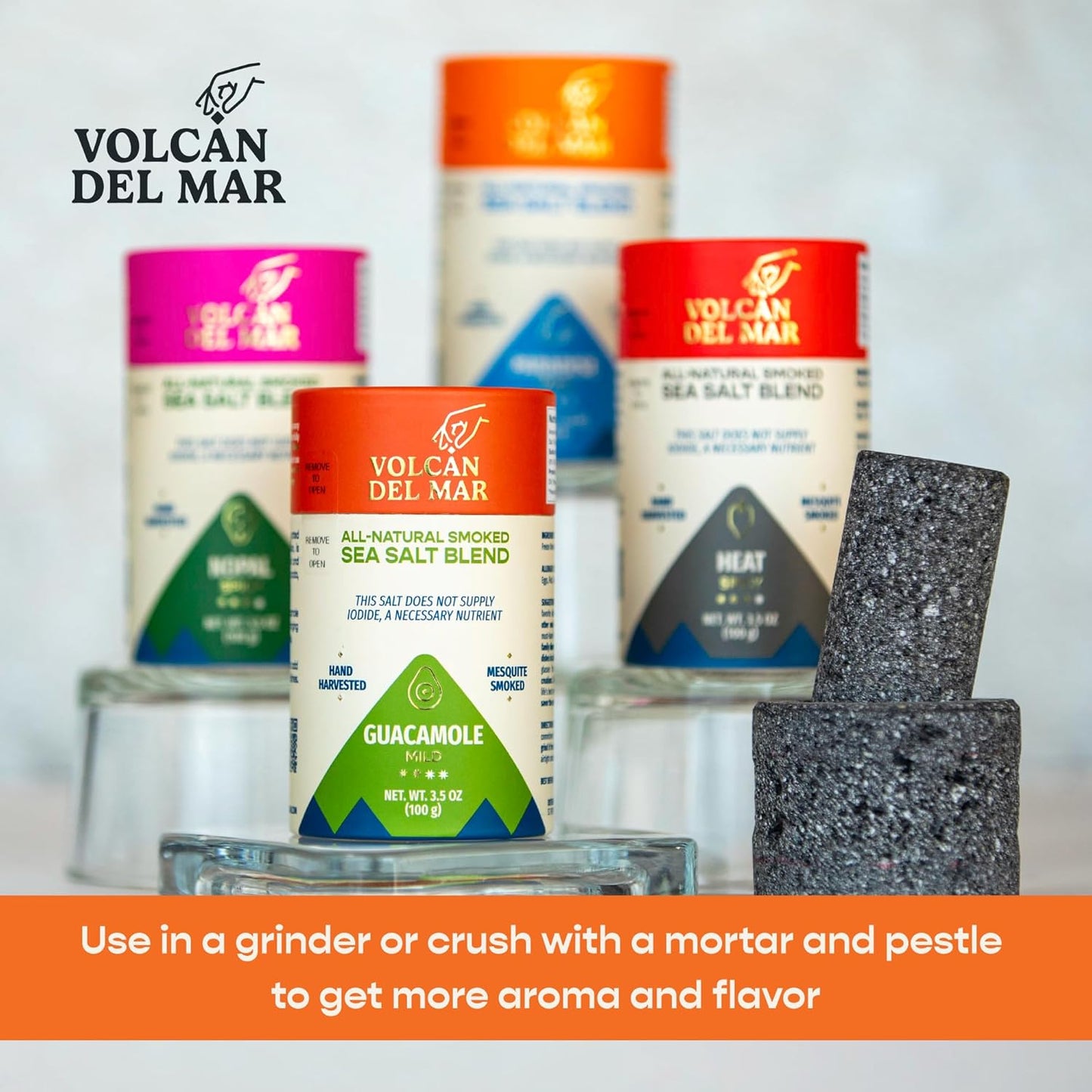 All-Natural Smoked Sea Salt Blend - Paradise (Mild)
