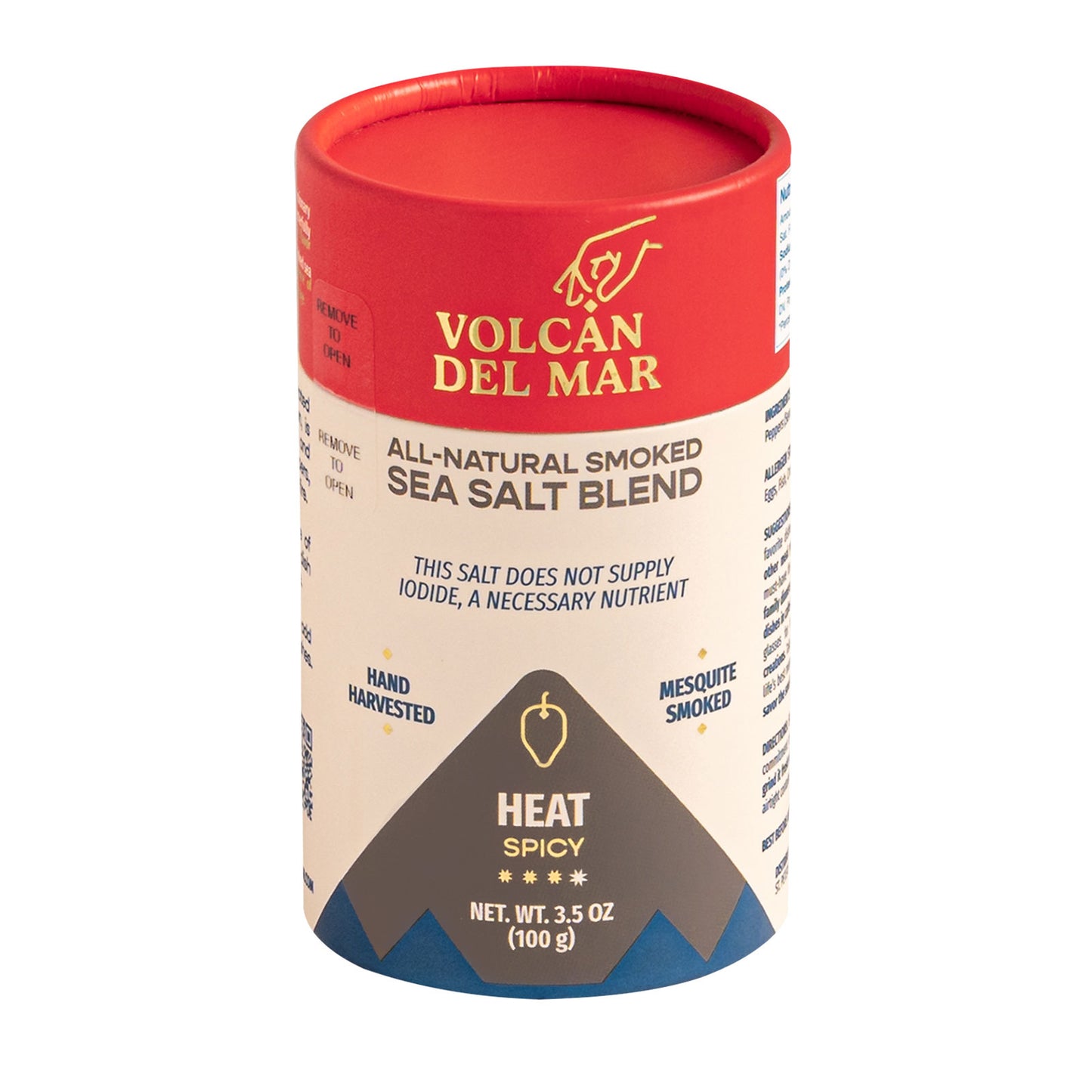 All-Natural Smoked Sea Salt Blend - Heat (Spicy)