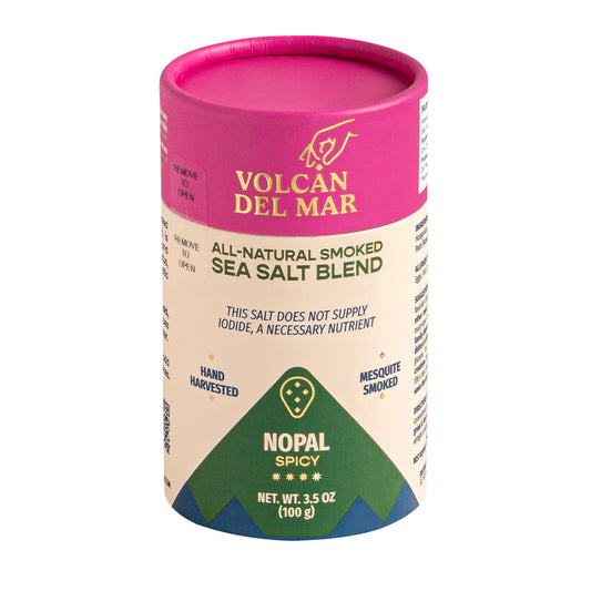 All-Natural Smoked Sea Salt Blend - Nopal (Spicy)